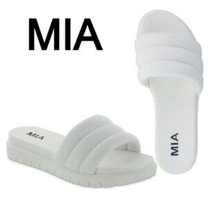 MIA Cimone Women's Quilted Slide Slip-on Open toe Sandal NWB‎